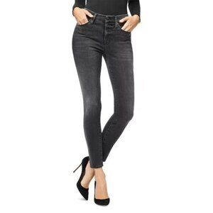 Good American Good Legs Grey Ankle Skinny Jeans Size 2/26